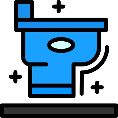 Boru musluğu simgesi. vektör illüstrasyonu.