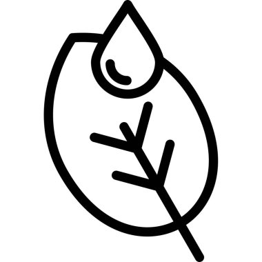 Bitki. Web simgesi basit illüstrasyon