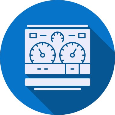 Web vektör Glifler renk simgesi