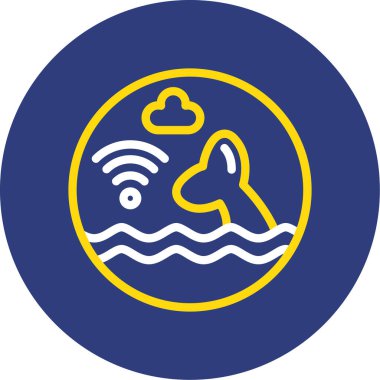 Bir simgenin vektör illüstrasyonu