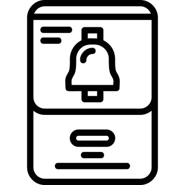 Otel simgesi vektör illüstrasyonu