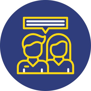 İnsan simgesinin vektör illüstrasyonu