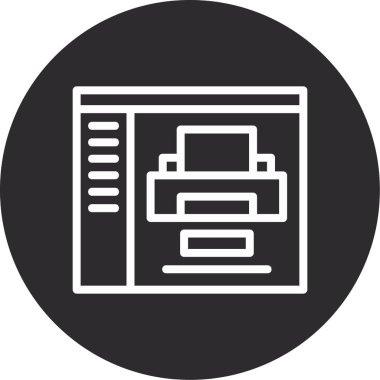 seo modern simgesinin vektör illüstrasyonu