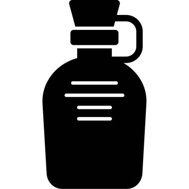 şişe simgesi vektör illüstrasyonu