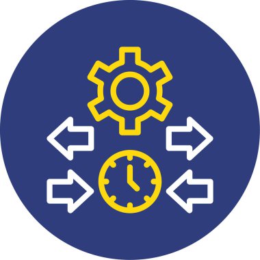 dişli simgesi vektör illüstrasyonu