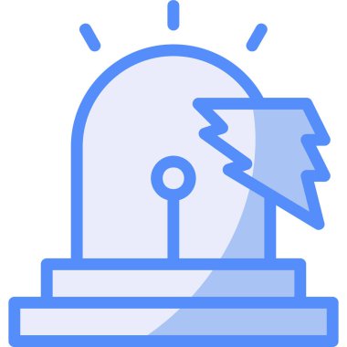 Mesaj var. Web simgesi basit illüstrasyon