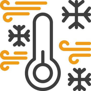 Termometre. Web simgesi basit illüstrasyon