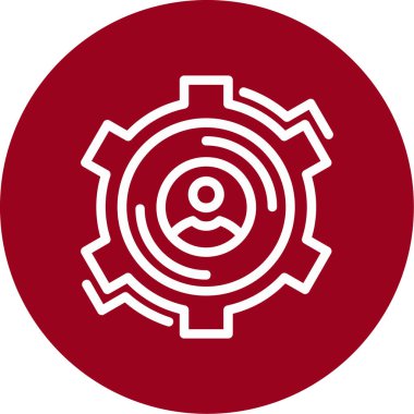 vektör dişli ağ simgesi çizimi