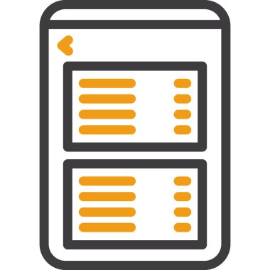 Tarayıcı. Web simgesi basit illüstrasyon