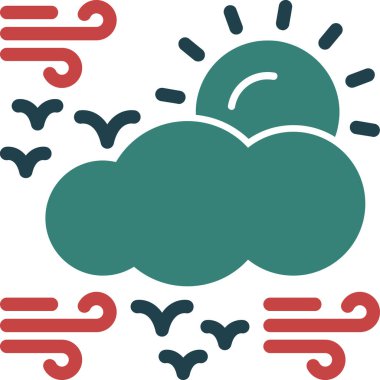 bulut simgesi, vektör illüstrasyonu