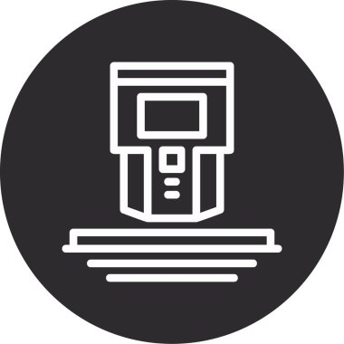 atm simge vektör illüstrasyonu