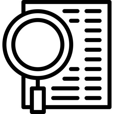 Büyüteç. Web simgesi tasarımı