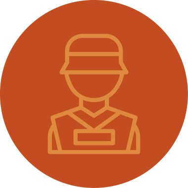 avatar. Web simgesi basit illüstrasyon