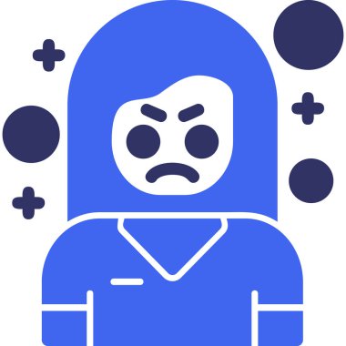 avatar. Web simgesi basit illüstrasyon