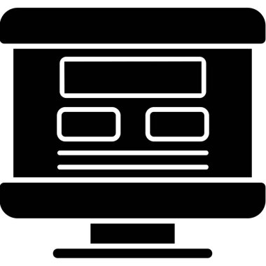 Taslak biçiminde tarayıcı bilgisayar internet simgesi