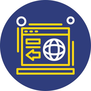 seo modern simgesinin vektör illüstrasyonu