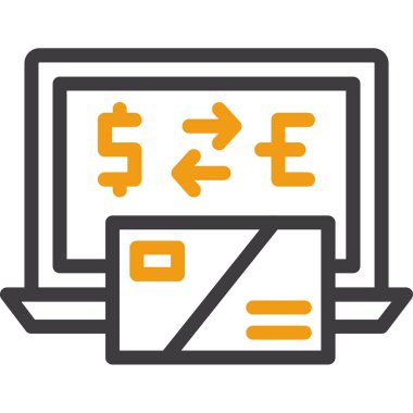 Dolar simgesi vektör illüstrasyonu