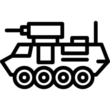 Modern askeri simgenin vektör çizimi