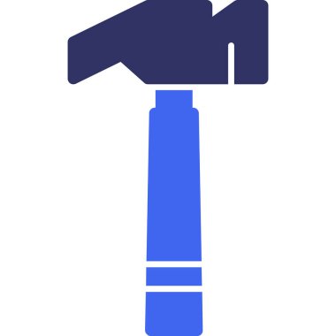 Çekiç ikonu vektör illüstrasyonu