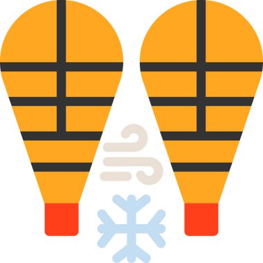 Buz patenleri. Web simgesi basit illüstrasyon