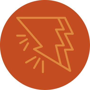 Güzel bir simgenin vektör illüstrasyonu