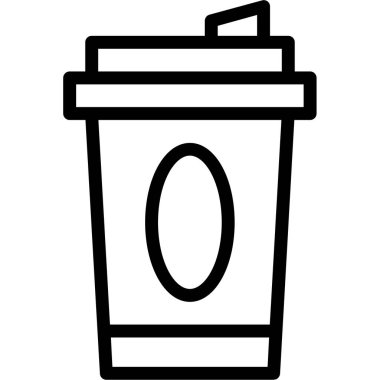 Kahve fincanı. Basit tasarım