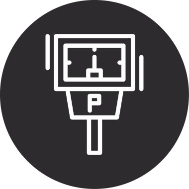 Modern bir simgenin vektör illüstrasyonu