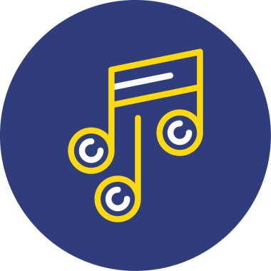 vektör müzik Not simgesi