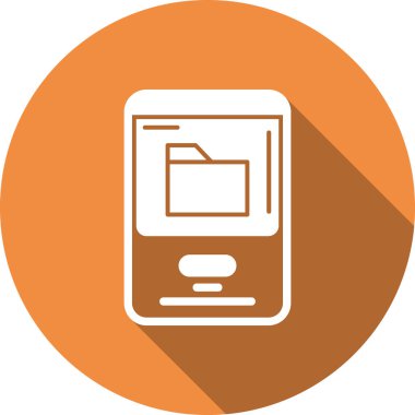 Modern simgenin vektör illüstrasyonu