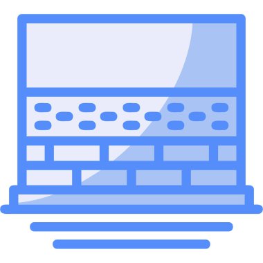 Bilgisayar. Web simgesi basit illüstrasyon