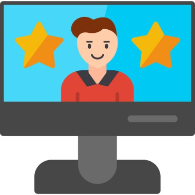 Yıldızlı bilgisayarlar, vektör illüstrasyonu, 10 EUR