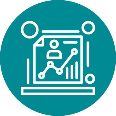 seo modern simgesinin vektör illüstrasyonu