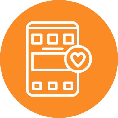 Takvim simgesinin vektör illüstrasyonu