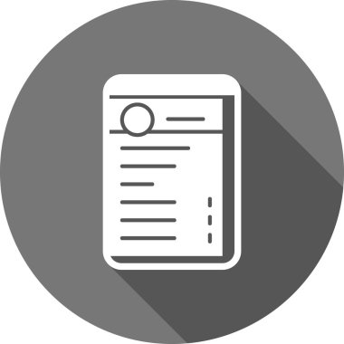 Pano simgesinin vektör illüstrasyonu