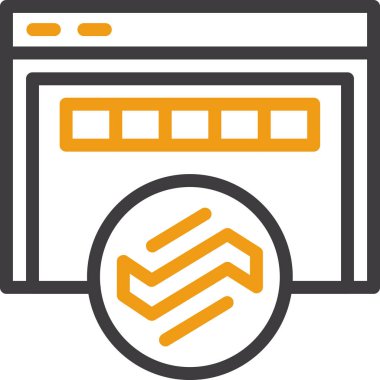 seo modern simgesinin vektör illüstrasyonu