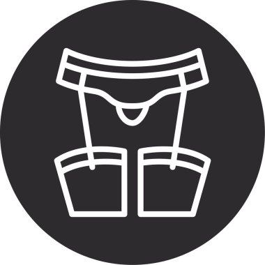 Simge vektör illüstrasyonunu kısaltır