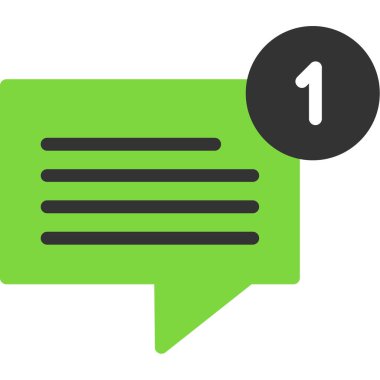 Konuşma baloncukları simgesi. vektör illüstrasyonu