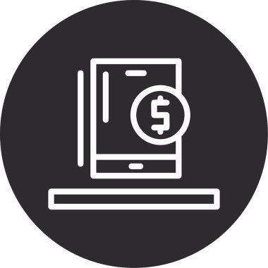 Bilgisayar. Web simgesi basit tasarım