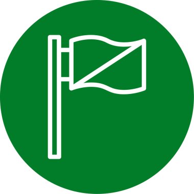 bayrak vektör simgesi modern basit vektör çizimi