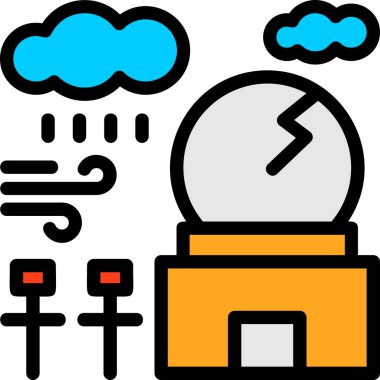 Hava tahmini simgesi ana hatlar biçiminde