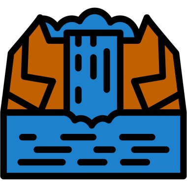 Bina. Web simgesi basit illüstrasyon