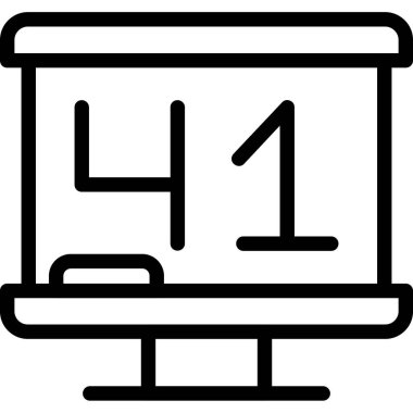 tablo takvimi simgesi, özet biçimi