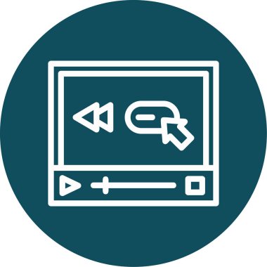 video vektör simgesi tasarımı