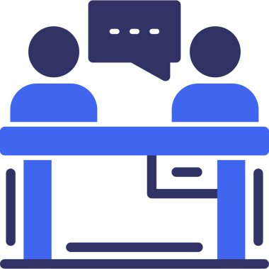 Konuş. Web simgesi basit illüstrasyon