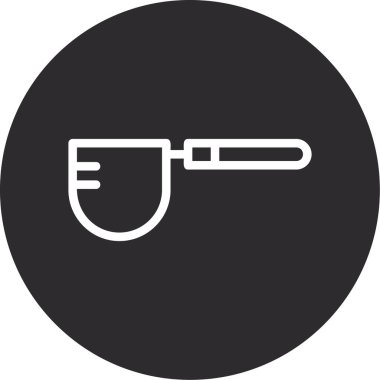 Modern b 'nin vektör illüstrasyonunda simge eksikliği tıbbi termometresi