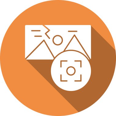 Modern simgenin vektör illüstrasyonu