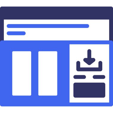 Tarayıcı web tarayıcı simgesi - taslak biçimi