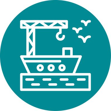 Vektör illüstrasyonu, bina simgesi