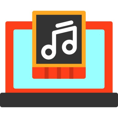 Bilgisayar. Web simgesi basit illüstrasyon