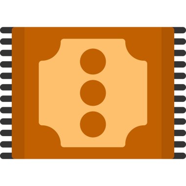 İzole edilmiş tek bir dairenin vektör çizimi